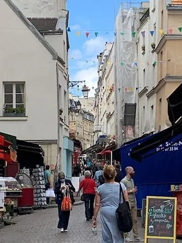 شقة Charming Latin Quarter Courtyard Duplex For Four باريس فرنسا