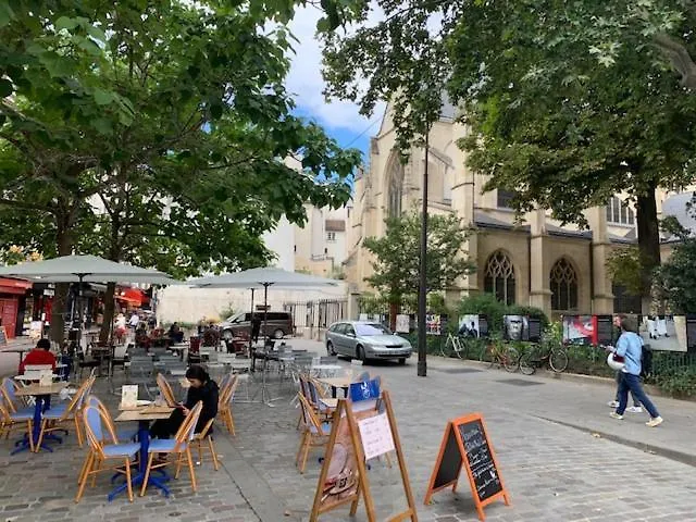 شقة Charming Latin Quarter Courtyard Duplex For Four باريس